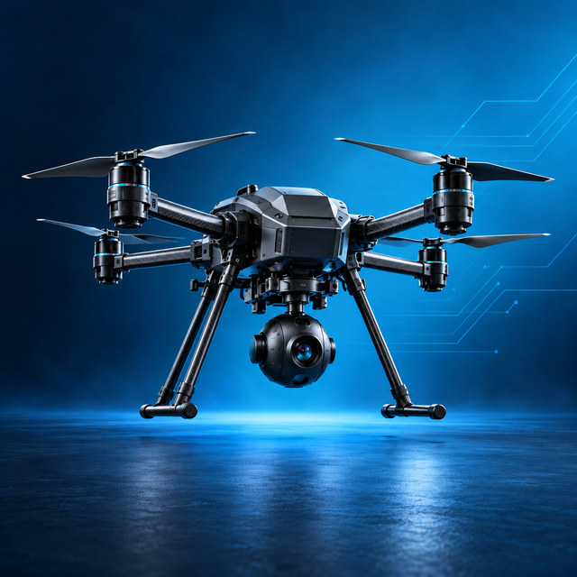 Multirotor UAV with an integrated camera payload